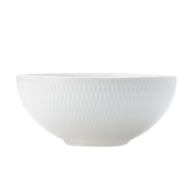 Maxwell & Williams White Basics Diamonds Coupe Bowl 18.5cm - ZOES Kitchen