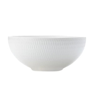 Maxwell & Williams White Basics Diamonds Coupe Bowl 18.5cm - ZOES Kitchen