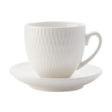 Load image into Gallery viewer, Maxwell &amp; Williams White Basics Diamonds Demi Espresso Cup &amp; Saucer 90ml - ZOES Kitchen