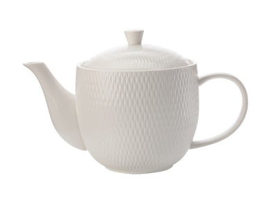 Maxwell & Williams White Basics Diamonds Teapot 800ml Gb - ZOES Kitchen