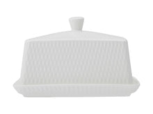 Load image into Gallery viewer, Maxwell &amp; Williams White Basics Diamonds Butter Dish Gift Boxed - ZOES Kitchen