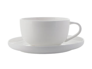 Maxwell & Williams Cashmere High Rim Demi Cup & Saucer 100ml - ZOES Kitchen