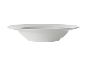 Maxwell & Williams White Basics Rim Soup Bowl 23cm - ZOES Kitchen