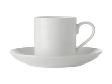 Load image into Gallery viewer, Maxwell &amp; Williams White Basics Straight Demi Cup &amp; Saucer 100ml - ZOES Kitchen