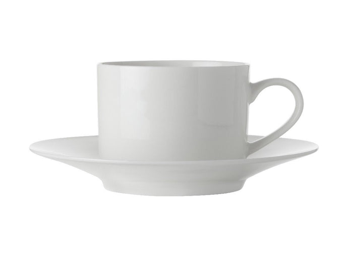 Maxwell & Williams White Basics Straight Cup & Saucer 250ml - ZOES Kitchen