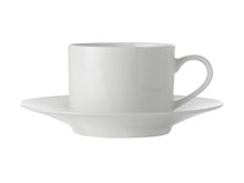 Load image into Gallery viewer, Maxwell &amp; Williams White Basics Straight Cup &amp; Saucer 250ml - ZOES Kitchen