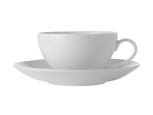 Maxwell & Williams White Basics Coupe Cup & Saucer 250ml - ZOES Kitchen