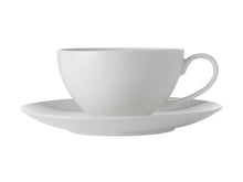 Load image into Gallery viewer, Maxwell &amp; Williams White Basics Coupe Breakfast Cup &amp; Saucer 400ml - ZOES Kitchen
