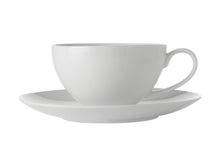 Load image into Gallery viewer, Maxwell &amp; Williams White Basics Coupe Breakfast Cup &amp; Saucer 400ml - ZOES Kitchen