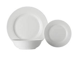 Maxwell & Williams White Basics European Rim Dinner Set 12pc Gb - ZOES Kitchen
