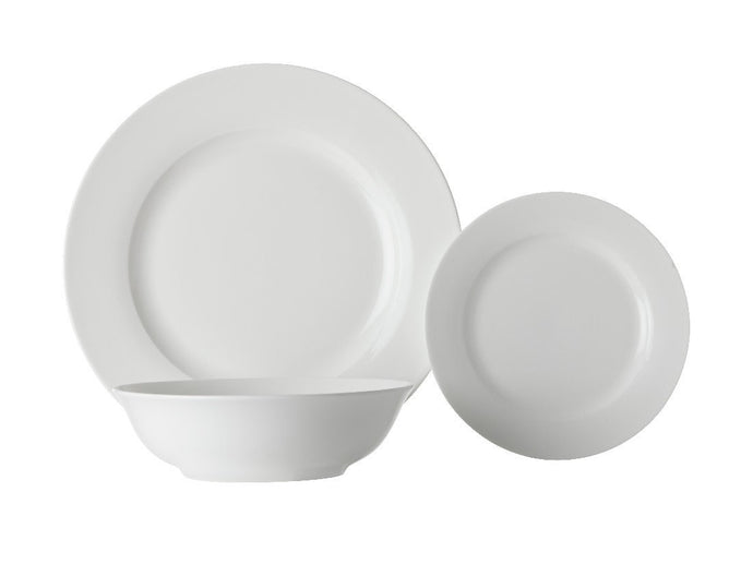 Maxwell & Williams White Basics European Rim Dinner Set 12pc Gb - ZOES Kitchen