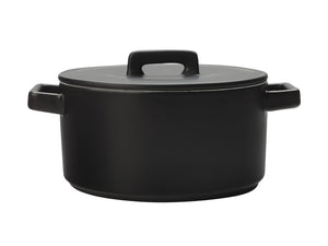 Maxwell & Williams Epicurious Round Casserole 2.6l Black Gift Boxed - ZOES Kitchen