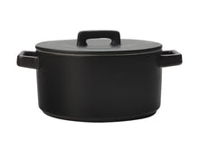 Load image into Gallery viewer, Maxwell &amp; Williams Epicurious Round Casserole 2.6l Black Gift Boxed - ZOES Kitchen