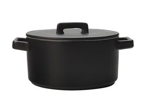 Maxwell & Williams Epicurious Round Casserole 2.6l Black Gift Boxed - ZOES Kitchen
