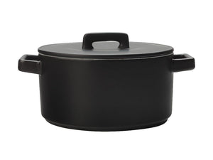 Maxwell & Williams Epicurious Round Casserole 2.6l Black Gift Boxed - ZOES Kitchen