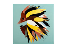 Load image into Gallery viewer, Maxwell &amp; Williams Pete Cromer Ceramic Square Tile Trivet 20cm Echidna - ZOES Kitchen