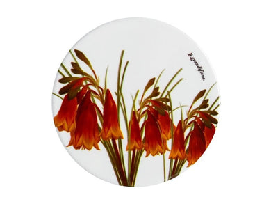 Maxwell & Williams Royal Botanic Garden Ceramic Round Coaster 9.5cm Christmas Bells - ZOES Kitchen