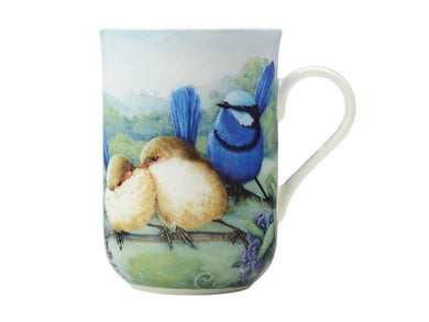 Maxwell & Williams Birds Of Australia Kc 10yr Anniversary Mug 300ml Splendid Fairy Wren Gift Boxed - ZOES Kitchen