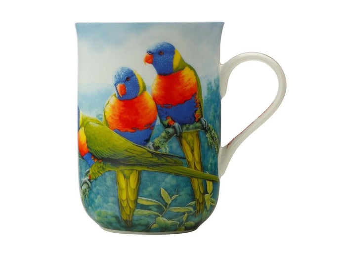 Maxwell & Williams Birds Of Australia Kc 10yr Anniversary Mug 300ml Lorikeet Gift Boxed - ZOES Kitchen