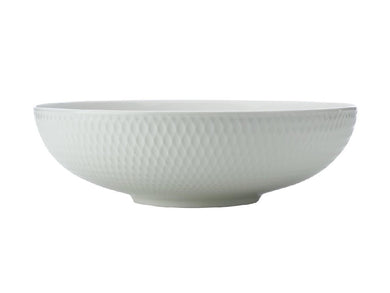 Maxwell & Williams White Basics Diamonds Round Serving Bowl 25cm - ZOES Kitchen