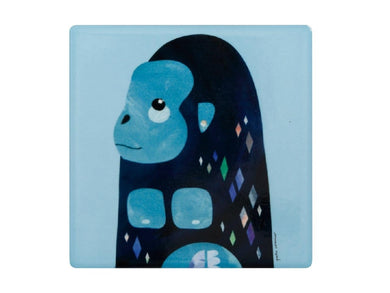 Maxwell & Williams Pete Cromer Wildlife Ceramic Square Coaster 9.5cm Gorilla - ZOES Kitchen