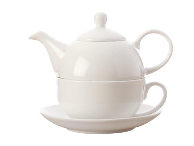 Maxwell & Williams White Basics Tea For One 425ML GB - ZOES Kitchen