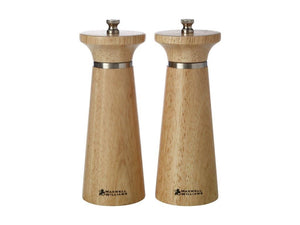 Maxwell & Williams Oslo Salt & Pepper Mill Set 16cm Natural Gift Boxed - ZOES Kitchen