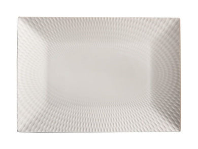 Maxwell & Williams White Basics Diamonds Rectangular Platter 25x18cm GB - ZOES Kitchen