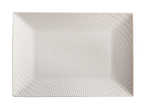 Maxwell & Williams White Basics Diamonds Rectangular Platter 25x18cm GB - ZOES Kitchen