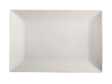 Maxwell & Williams White Basics Diamonds Rectangular Platter 36x25cm GB - ZOES Kitchen