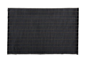 Maxwell & Williams Table Accents Lurex Bamboo weave Placemat 45x30cm - Black W/Gld - ZOES Kitchen