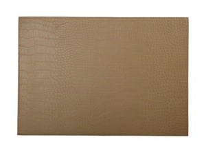 Maxwell & Williams Table Accents Leather Look Alligator Placemat 43x30cm -Tan - ZOES Kitchen