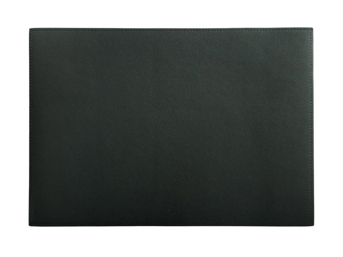 Maxwell & Williams Table Accents Leather Look Cowhide Placemat 43x30cm - Charcoal - ZOES Kitchen
