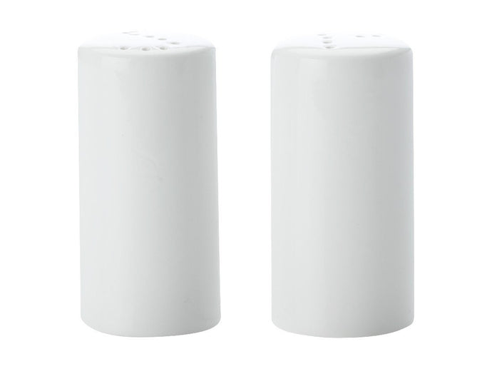 Maxwell & Williams White Basics Cylindrical Salt & Pepper - ZOES Kitchen