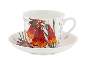 Maxwell & Williams RBGA Botanics Breakfast Cup & Saucer 450ML Christmas Bells - ZOES Kitchen