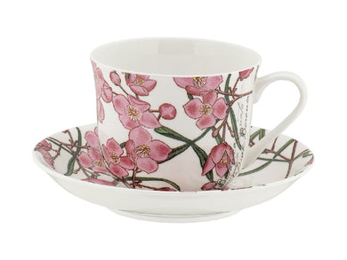 Maxwell & Williams RBGA Botanics Breakfast Cup & Saucer 450ML Boronia - ZOES Kitchen