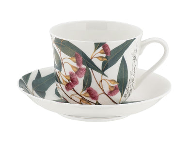 Maxwell & Williams RBGA Botanics Breakfast Cup & Saucer 450ML Flowering Gum - ZOES Kitchen