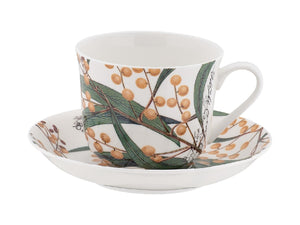 Maxwell & Williams RBGA Botanics Breakfast Cup & Saucer 450ML Wattle - ZOES Kitchen