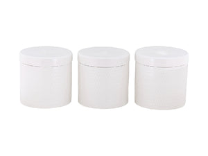 Maxwell & Williams White Basics Diamonds Canister 600ML Set of 3 GB - ZOES Kitchen