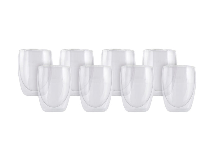 Maxwell & Williams Blend Double Wall Cup 350ML Set of 8 GB - ZOES Kitchen