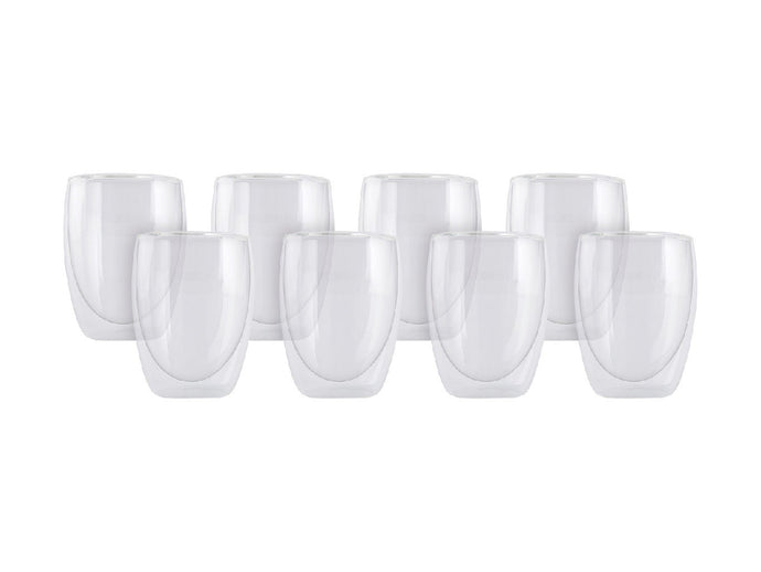Maxwell & Williams Blend Double Wall Cup 350ML Set of 8 GB - ZOES Kitchen