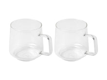 Load image into Gallery viewer, Maxwell &amp; Williams Blend Sala Glass Mug 400ML Set of 2 Clear GB - ZOES Kitchen