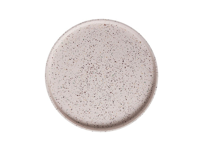 Maxwell & Williams Livvi Terrazzo Round Serving Tray 36cm Blush GB - ZOES Kitchen