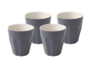 Maxwell & Williams Blend Sala Latte Cup 265ML Set of 4 Charcoal GB - ZOES Kitchen