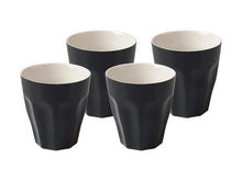 Load image into Gallery viewer, Maxwell &amp; Williams Blend Sala Latte Cup 265ML Set of 4 Black GB - ZOES Kitchen