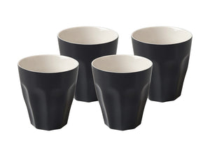 Maxwell & Williams Blend Sala Latte Cup 265ML Set of 4 Black GB - ZOES Kitchen
