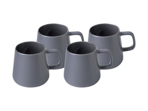 Maxwell & Williams Blend Sala Mug 375ML Set of 4 Charcoal GB - ZOES Kitchen