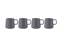 Load image into Gallery viewer, Maxwell &amp; Williams Blend Sala Mug 375ML Set of 4 Charcoal GB - ZOES Kitchen