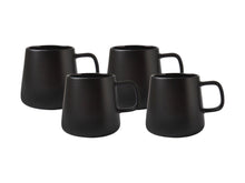 Load image into Gallery viewer, Maxwell &amp; Williams Blend Sala Mug 375ML Set of 4 Black GB - ZOES Kitchen