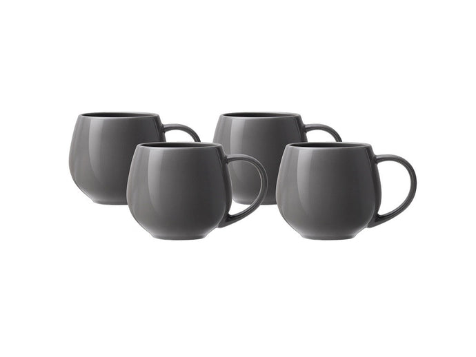 Maxwell & Williams Concorde Mug 475ML Set of 4 Charcoal GB - ZOES Kitchen